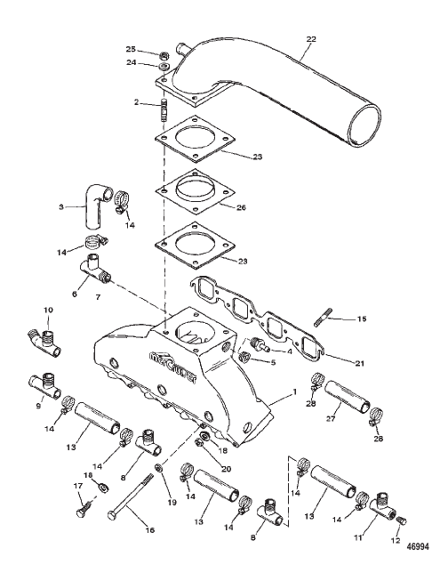 EXHAUST MANIFOLD/ELBOW