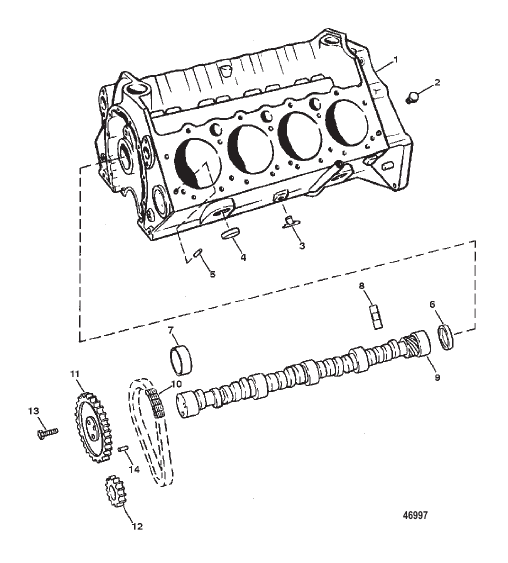 CYLINDER BLOCK AND CAMSHAFT