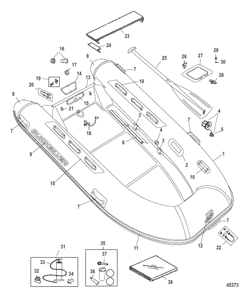 Quicksilver OceanRunner PVC - Model 410 (2010/2011)