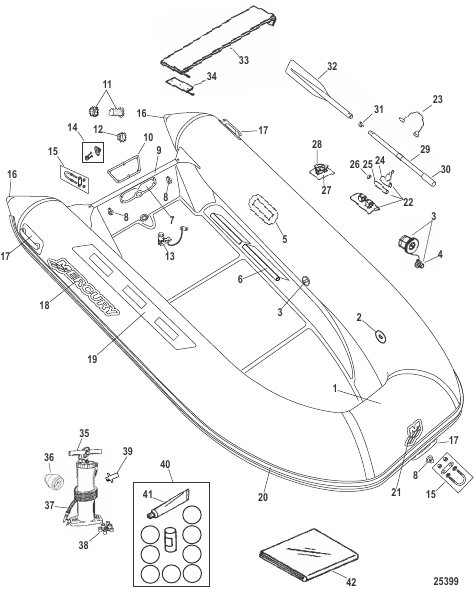 Mercury RIB OceanRunner (300 Lodestar Light Gray)