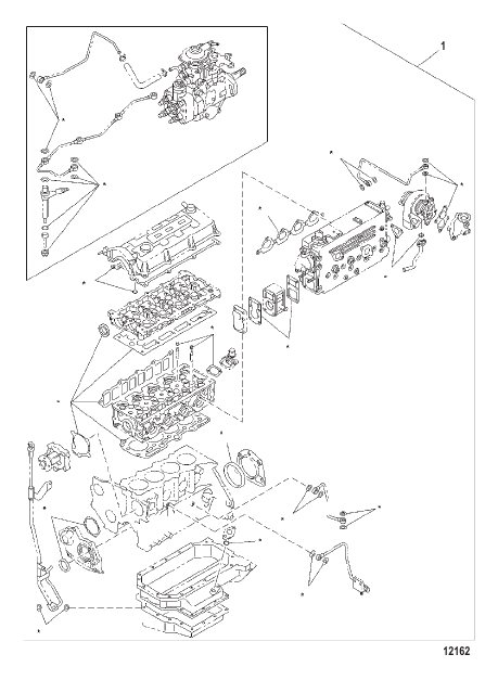 Service Kit - Gasket Set ENGINE OVERHAUL