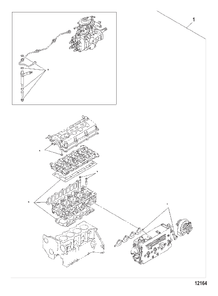 Service Kit - Gasket Set CYLINDER HEAD OVERHAUL
