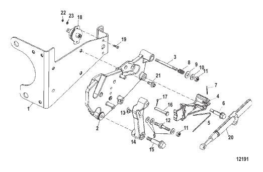 Shift Bracket (DESIGN I-With Cotter Pins)