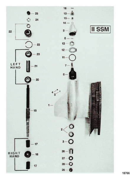 GEAR HOUSING ASSEMBLY (PROPSHAFT) (II SSM)