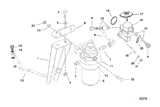 Fuel Filter (S/N-0F450250 and Up)