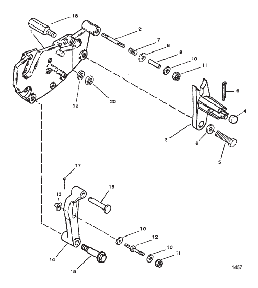 Shift Bracket (Stern Drive)