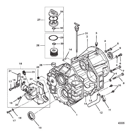 Transmission (Direct Drive)(Inboard) Page 1 of 2