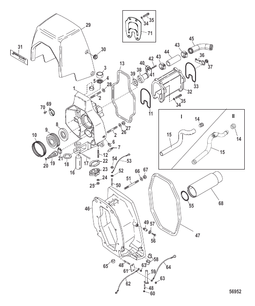 Gimbal Housing (Integrated Transom)
