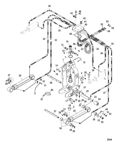 Gimbal Ring (Integrated Transom)