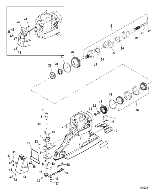 Universal Joint and Shift Components