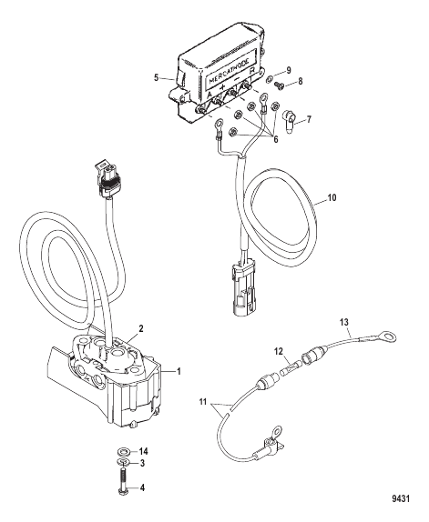 Mercathode Kit (Integrated Transom)