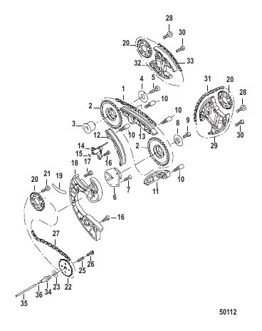 TIMING CHAIN AND SLIDE RAIL