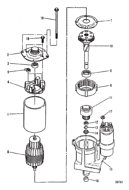 STARTER MOTOR 3-1/4 DIAMETER END CAP