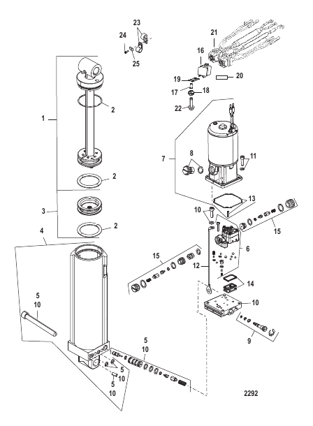 Power Trim Components 2B092562 and Below