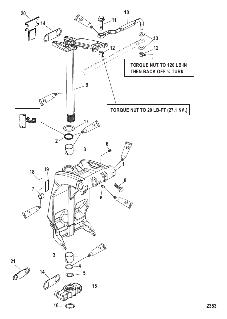 Swivel Bracket and Steering Arm