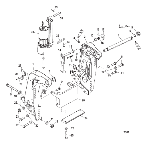 Transom Bracket