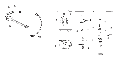 Tiller Handle Adapter Kit (Jet 80)