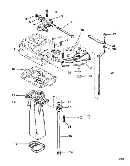 Exhaust Plate (S/N USA-0T800999/BEL-0P267999 and Below)