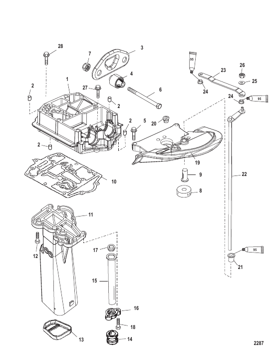 Exhaust Plate (S/N USA-0T801000/ BEL-0P268000 and Up)