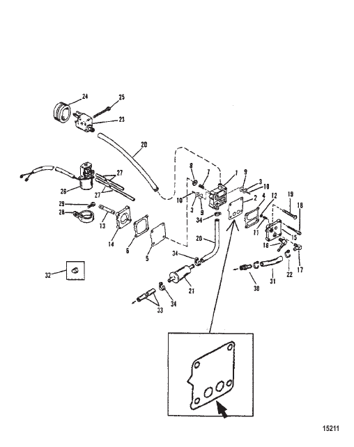 Fuel Pump (Use With 90 Degree Ceck Valve)