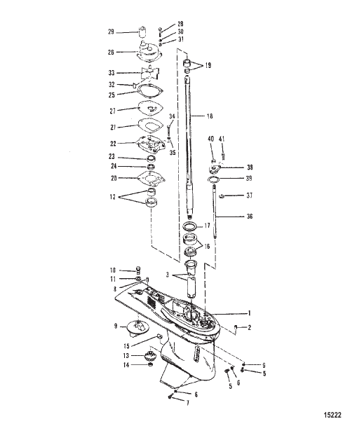 Gear Housing Driveshaft