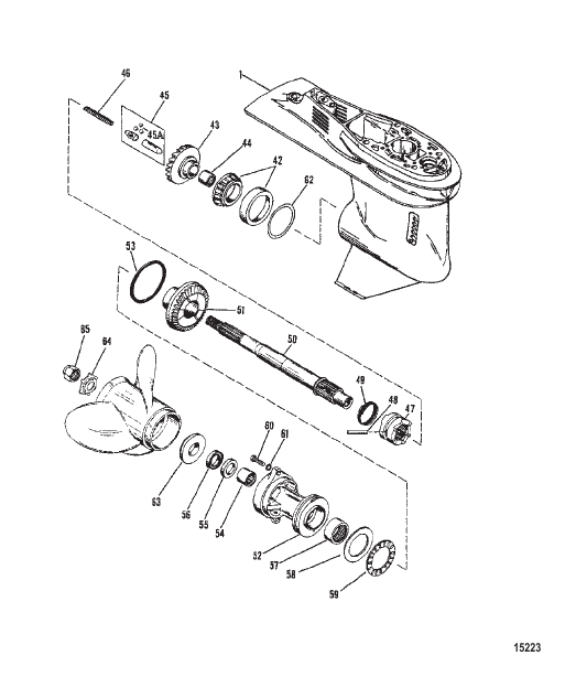 Gear Housing Propeller Shaft