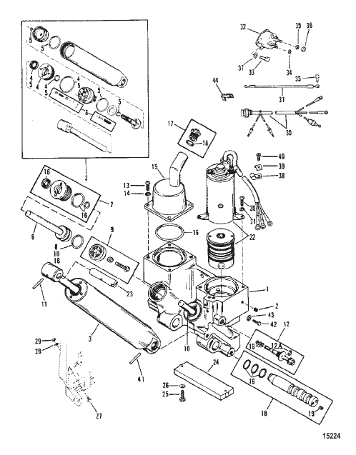 Power Trim Components Three Ram (Design I )