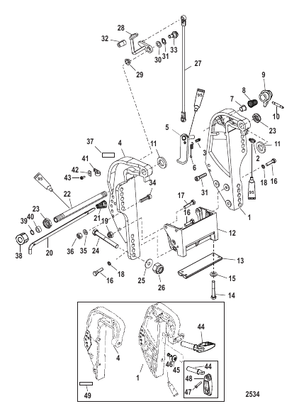 Transom Bracket