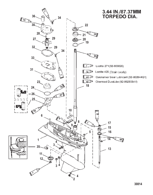 GEAR HOUSING (DRIVESHAFT)(1.83:1 GEAR RATIO)