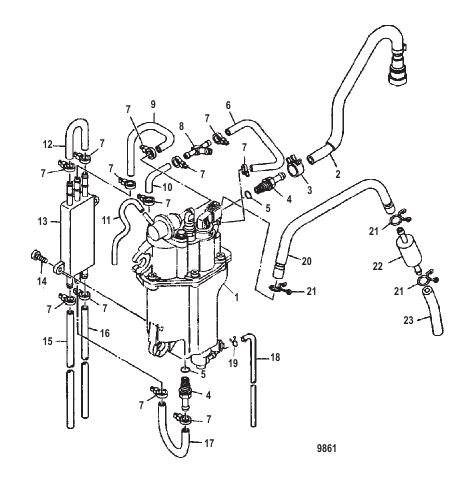 Vapor Separator Hose Routings