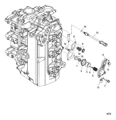 Poppet/Thermostat Mounting
