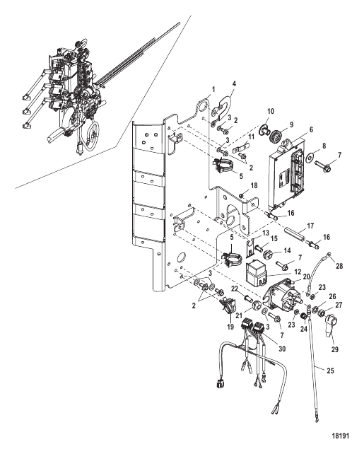Electrical Components PCM Mounting
