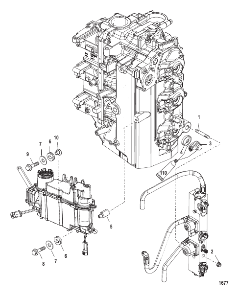 Vapor Separator/Fuel Rail Mounting