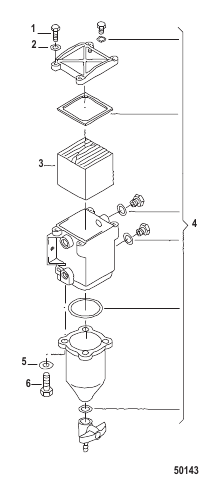 FUEL FILTER AND WATER TRAP