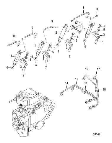 INJECTOR/PRESSURE PIPES