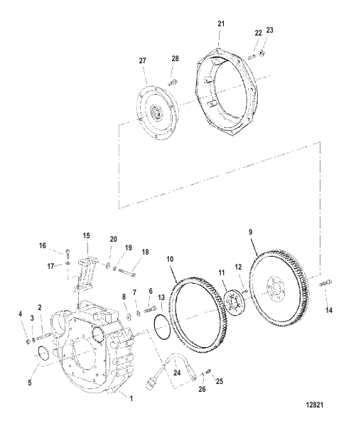 FLYWHEEL HOUSING (INBOARD)