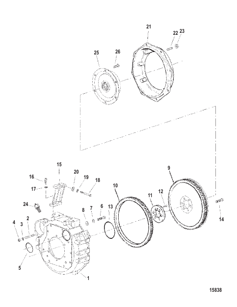 Flywheel Housing (INBOARD)