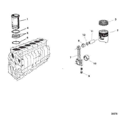 CONNECTING ROD AND PISTON