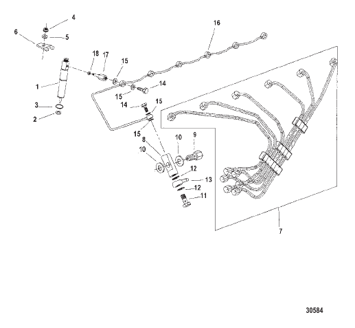 FUEL LINES AND NOZZLE
