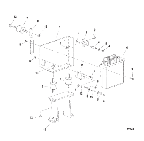 Control Unit and Bracket Old Design For ECM Location