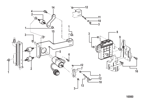 Control Unit and Bracket New Design For ECM Location