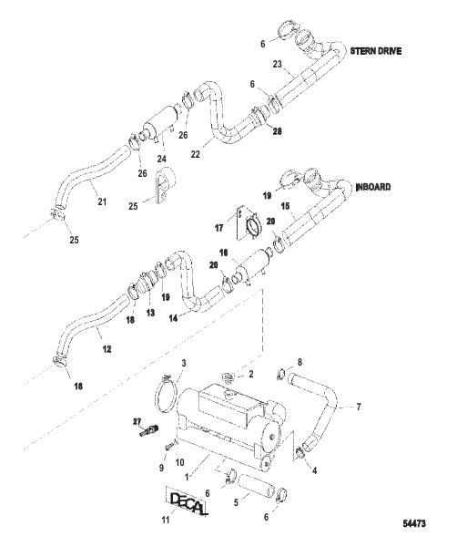 HEAT EXCHANGER AND HOSES