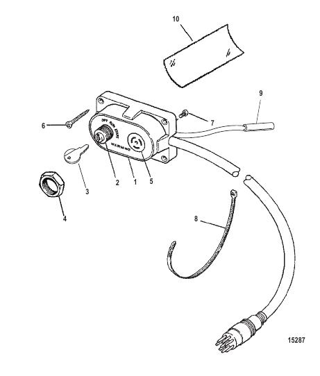 Key, Choke and Horn Kit (15000A 7)