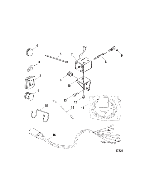 Harness Kit-Remote Control (848-856554A1)