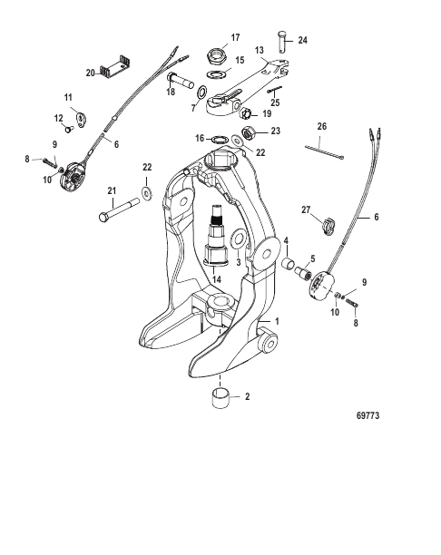 GIMBAL RING AND STEERING LEVER