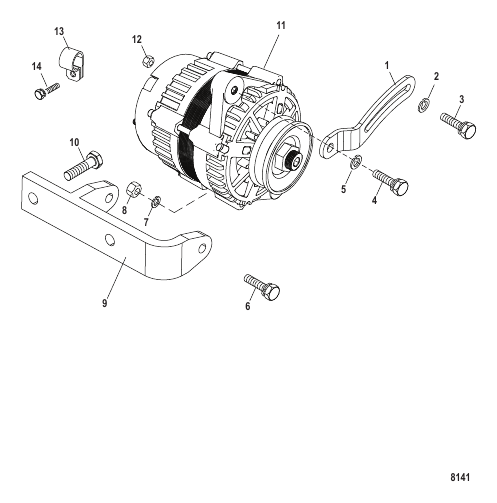 Alternator Delco (S/N-0L382122 And Up)