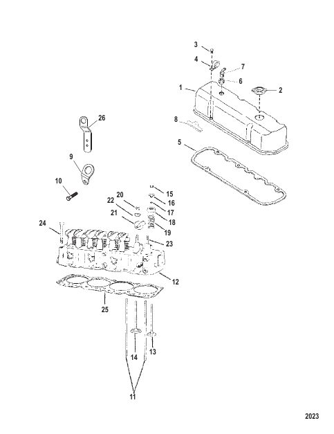 Cylinder Head and Rocker Cover