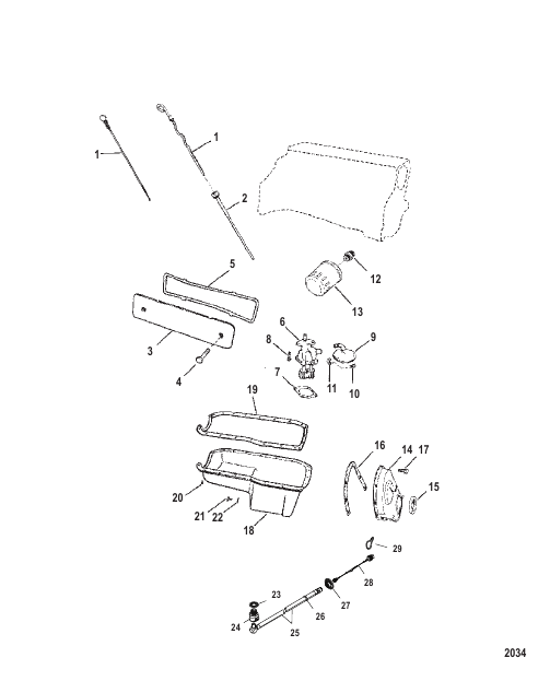 Oil Pan and Oil Pump