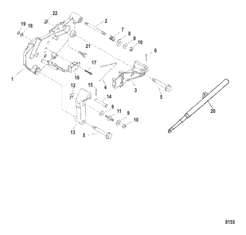 Shift Bracket (SN-0M659999 and Below)
