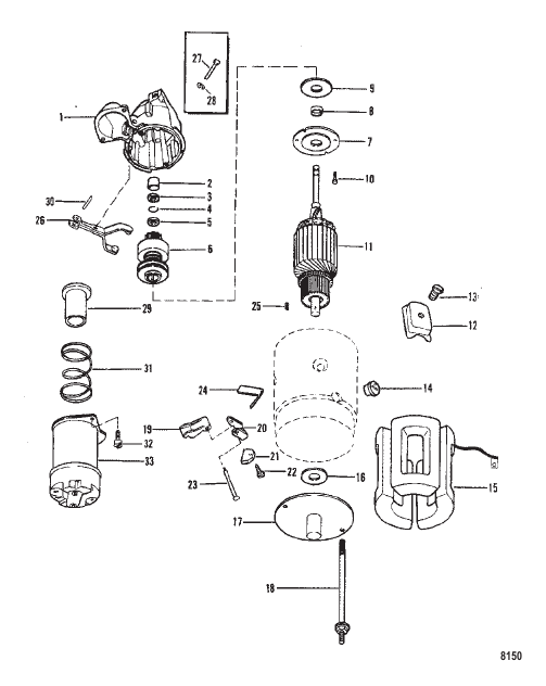 Starter Motor (Delco Remy #1998317)